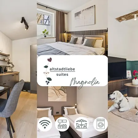 Magnolia - Neubau Im Fachwerkhaus Mit Eigenem Stadtgarten Appartement